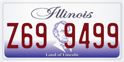 IL license plate Z699499