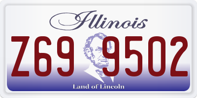 IL license plate Z699502