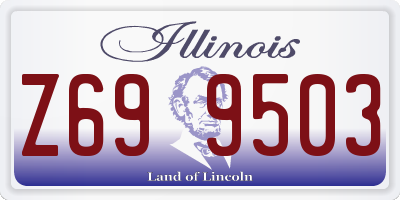 IL license plate Z699503