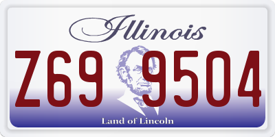 IL license plate Z699504
