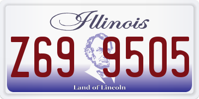 IL license plate Z699505