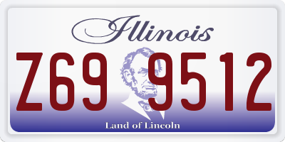 IL license plate Z699512