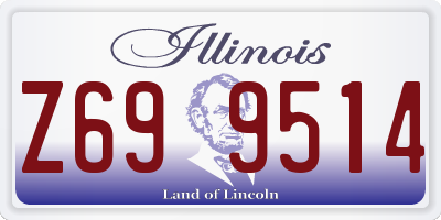 IL license plate Z699514