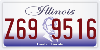 IL license plate Z699516