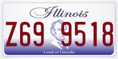 IL license plate Z699518