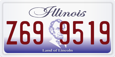 IL license plate Z699519