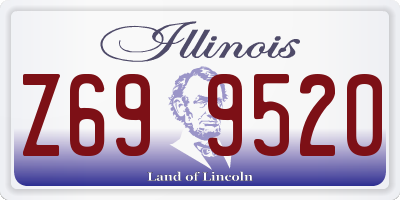 IL license plate Z699520