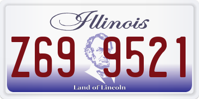 IL license plate Z699521