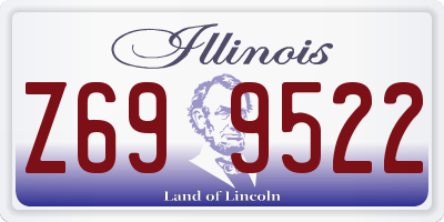 IL license plate Z699522