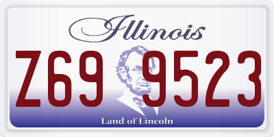 IL license plate Z699523