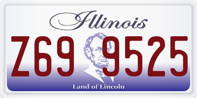 IL license plate Z699525