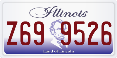 IL license plate Z699526