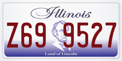 IL license plate Z699527