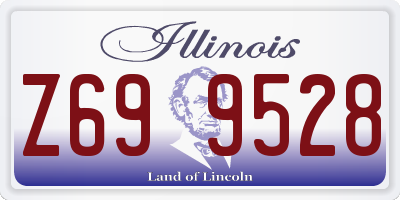 IL license plate Z699528