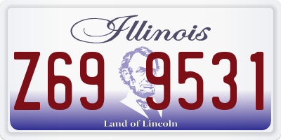 IL license plate Z699531