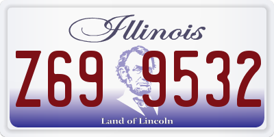IL license plate Z699532
