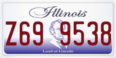 IL license plate Z699538