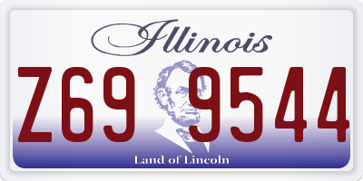IL license plate Z699544