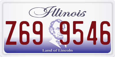 IL license plate Z699546