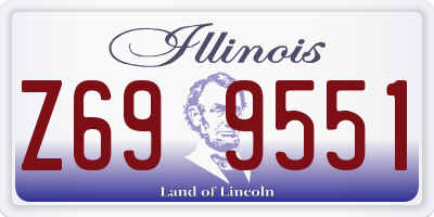 IL license plate Z699551