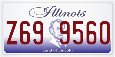IL license plate Z699560