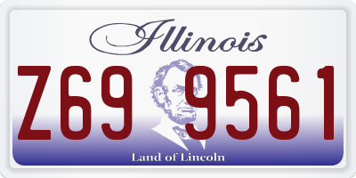 IL license plate Z699561