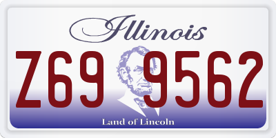 IL license plate Z699562