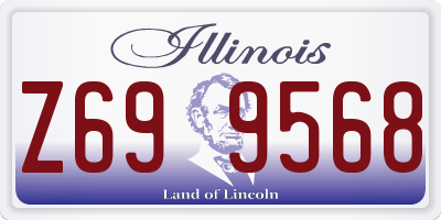 IL license plate Z699568