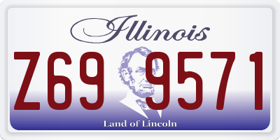 IL license plate Z699571