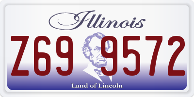 IL license plate Z699572