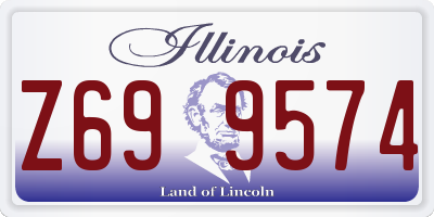 IL license plate Z699574