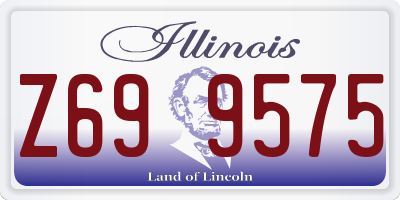 IL license plate Z699575