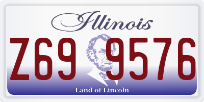IL license plate Z699576