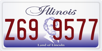 IL license plate Z699577