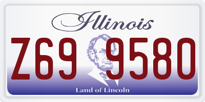 IL license plate Z699580