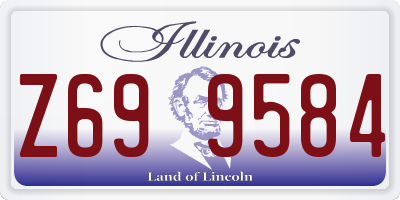 IL license plate Z699584