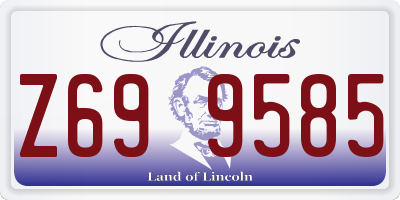 IL license plate Z699585