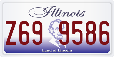 IL license plate Z699586