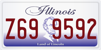 IL license plate Z699592