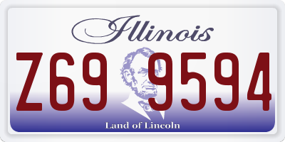 IL license plate Z699594