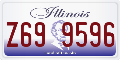 IL license plate Z699596