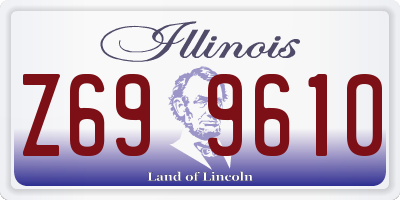 IL license plate Z699610