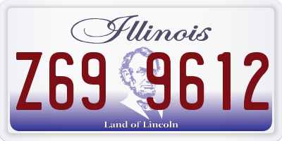 IL license plate Z699612
