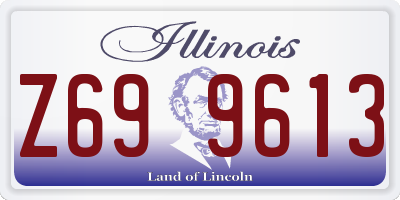 IL license plate Z699613
