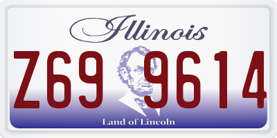 IL license plate Z699614