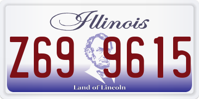 IL license plate Z699615