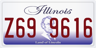 IL license plate Z699616