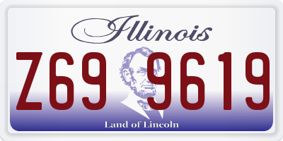 IL license plate Z699619