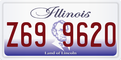 IL license plate Z699620