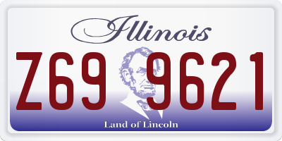 IL license plate Z699621